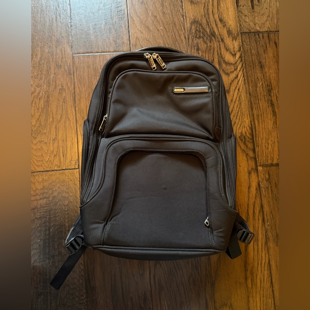 Tumi Alpha Ballistic Nylon Laptop Travel Black Backpack 26179D4